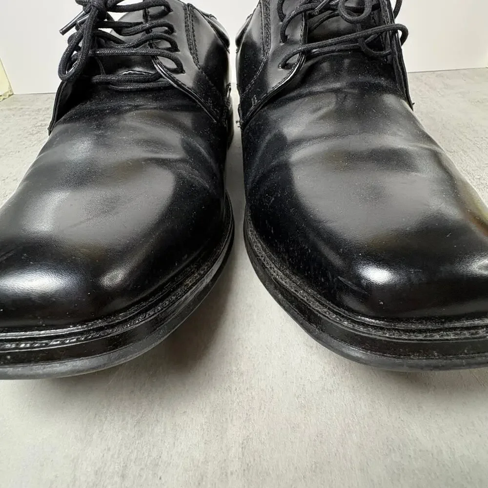 Dockers Men’s Black Leather Dress Shoes Lace Up Oxford Size 9.5W Wide